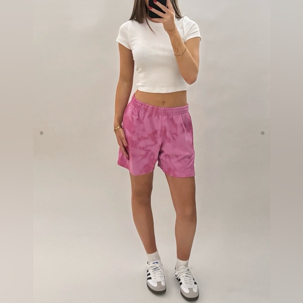 Rag &Bone Tie Dye Pink Lounge Sweat Shorts M
